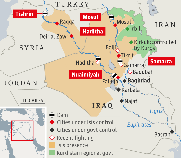 Water supply key to of conflicts in Iraq and Syria, experts