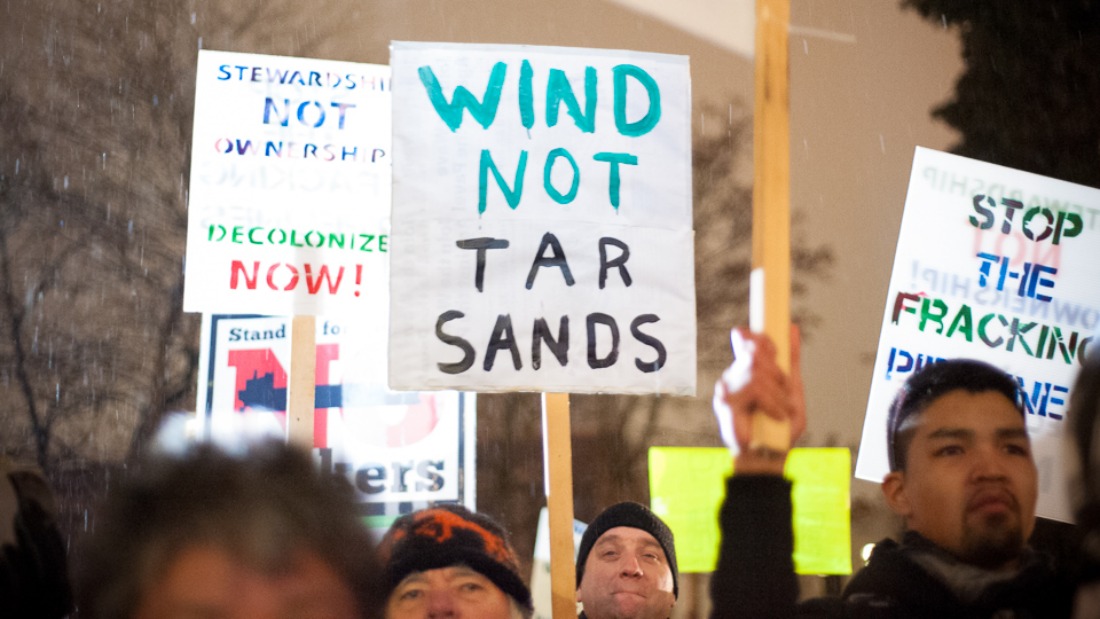 tar-sands protest