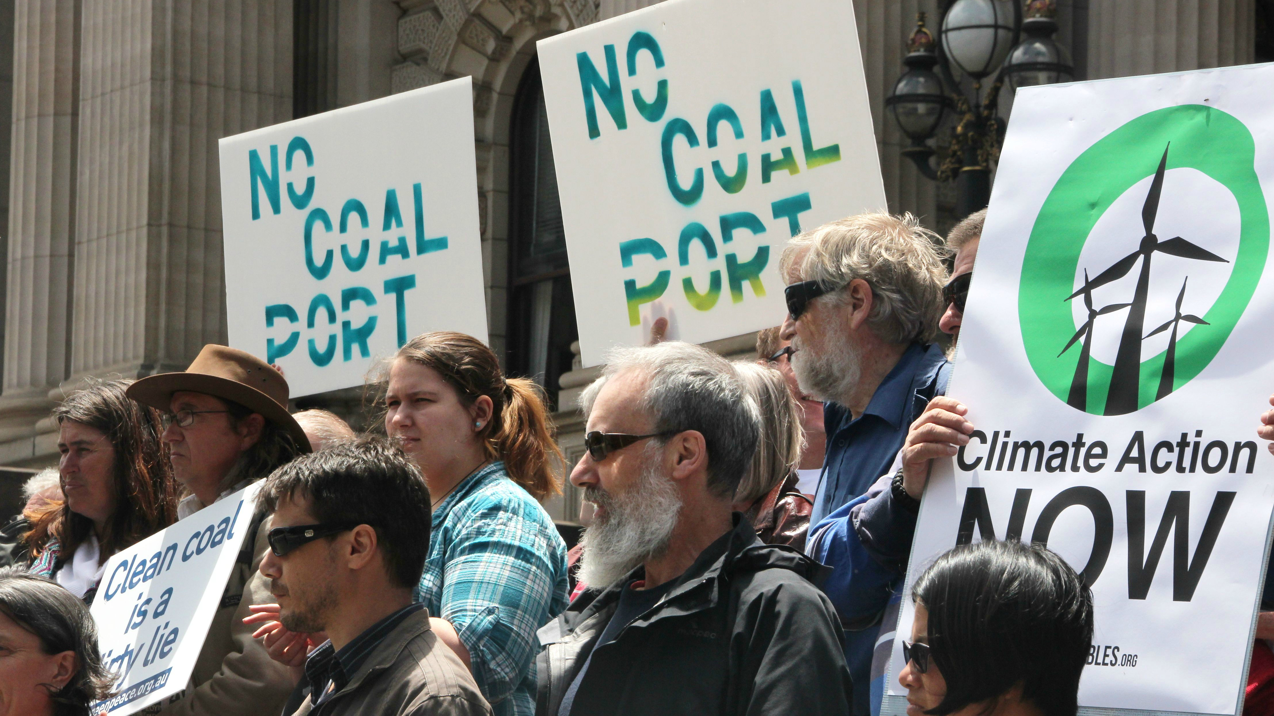 coal port protest