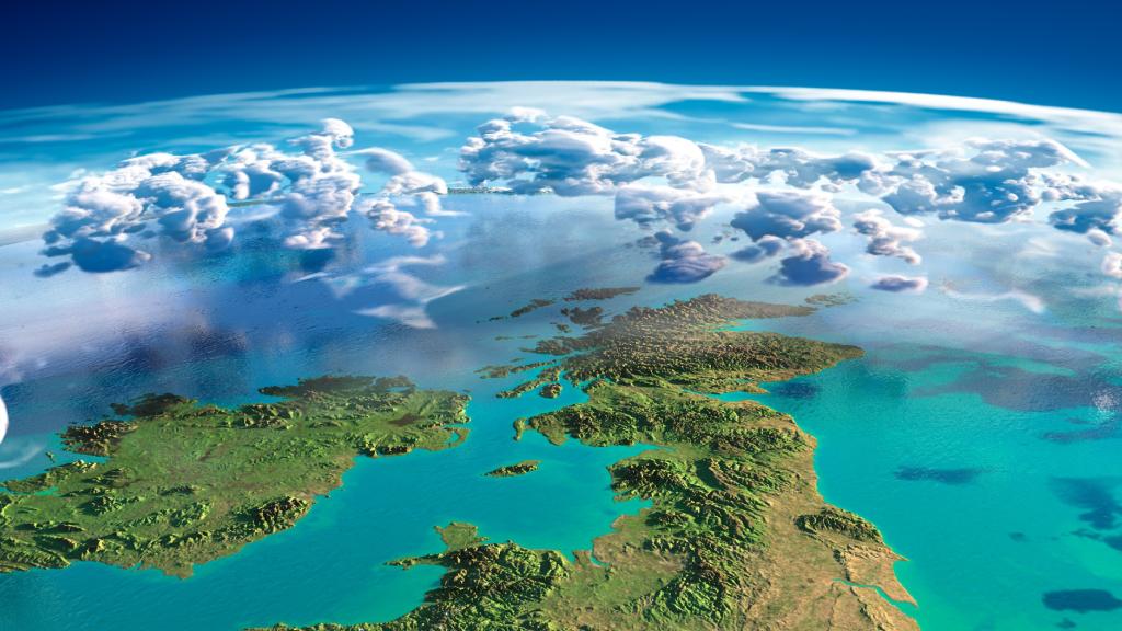 the earth from space