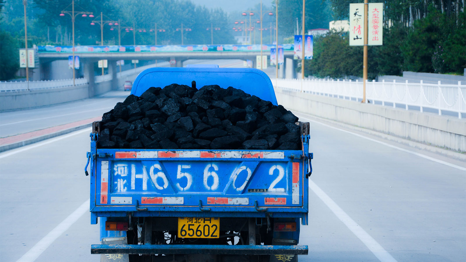 Coal truck in China