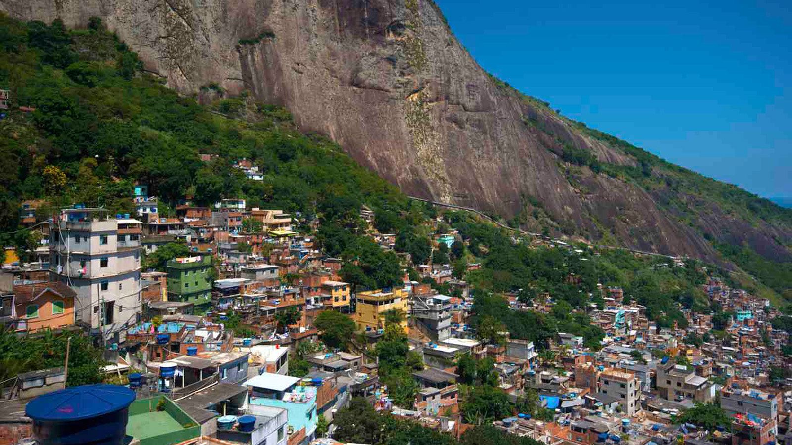 Favela in Rocinha, Brazil