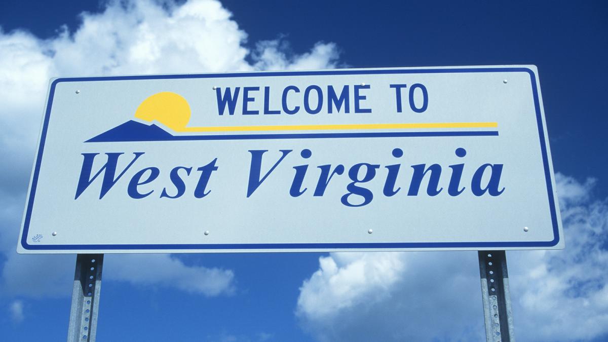 "Welcome to West Virginia" sign
