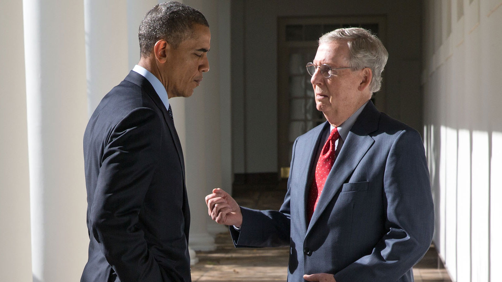 President Obama and Mitch McConnell
