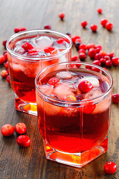 Cranberry cocktails