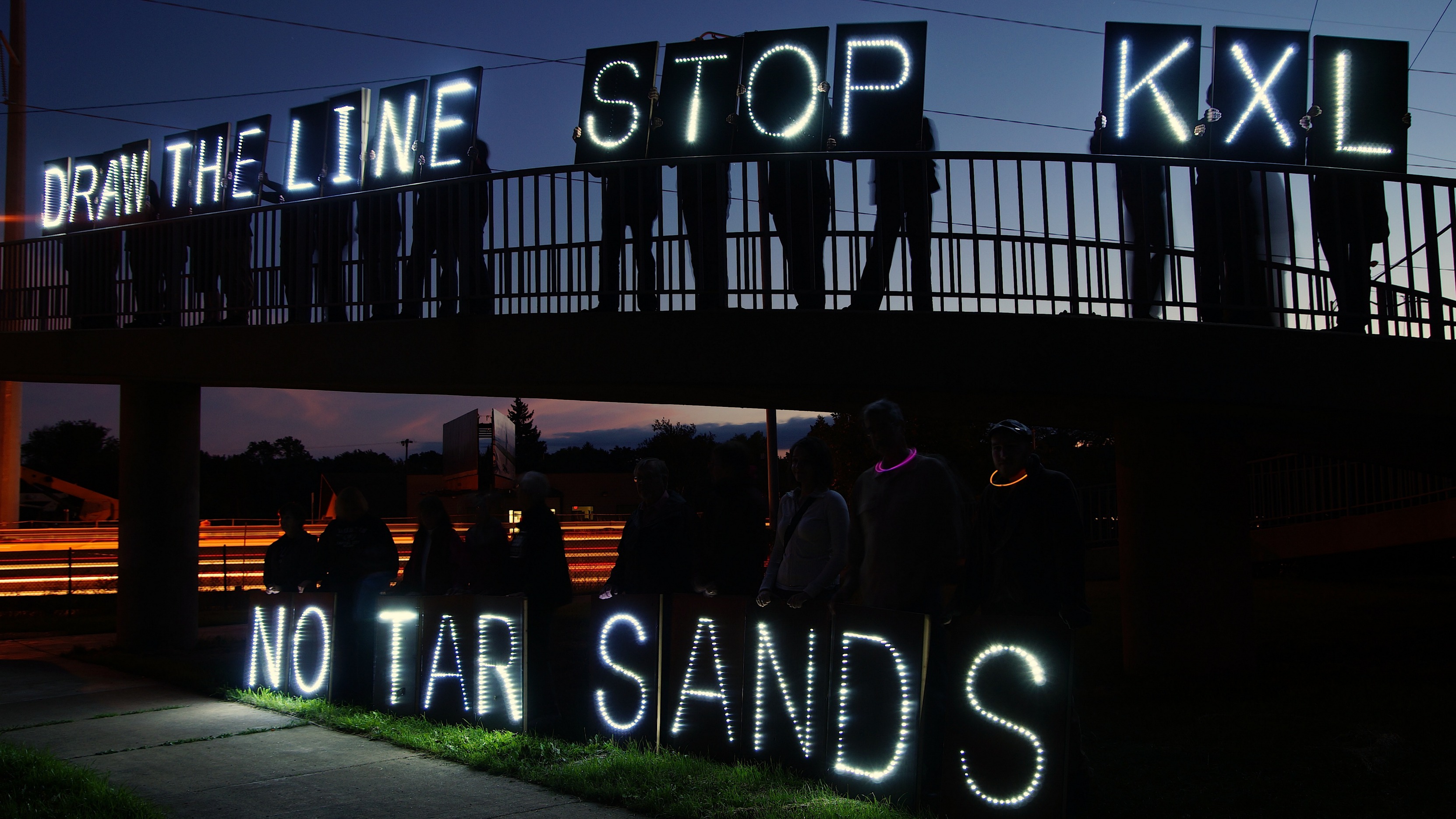 no tar sands protest