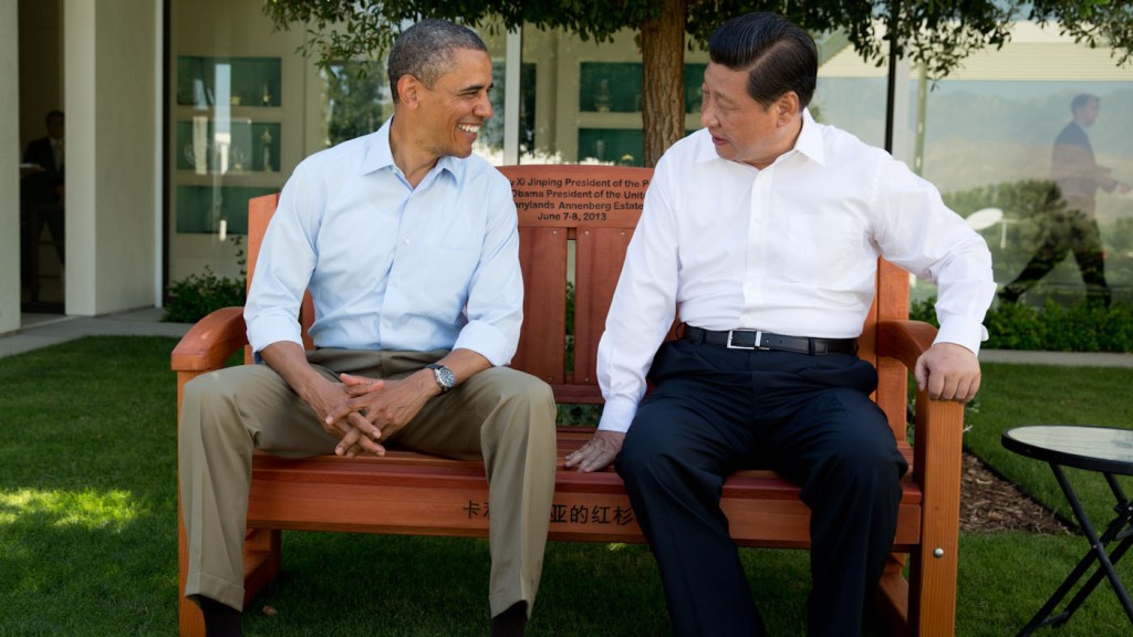 Barack Obama and Xi Jinping