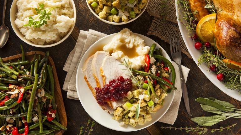 Thanksgiving spread
