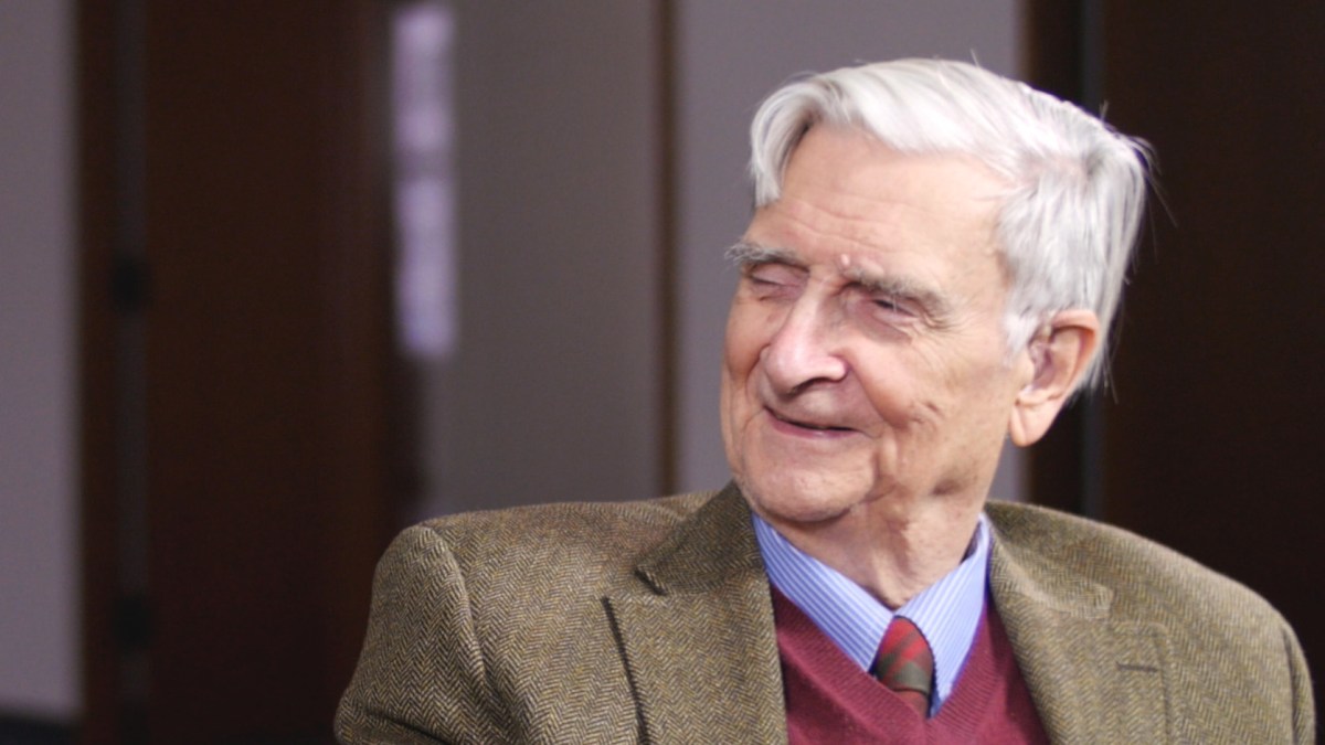 Watch E.O. Wilson explain the meaning of human existence, in 6 minutes