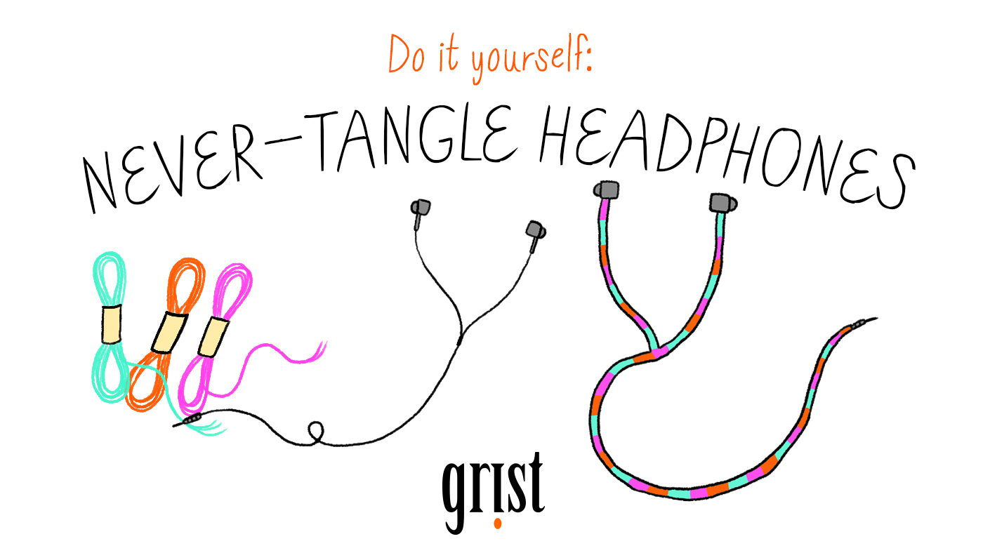 Do it yourself: Never-tangle headphones