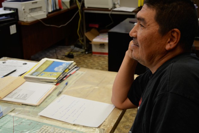"I have to consider my children's future," said Richard Kuzuguk. "The best way I can do that right now is to move to Nome."