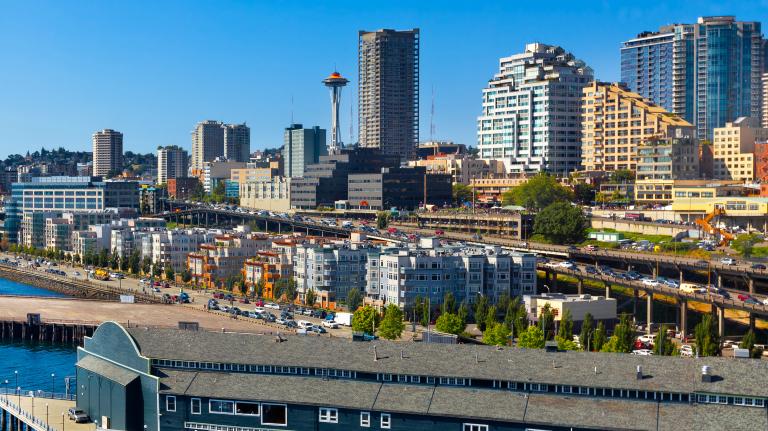 Seattle with viaduct