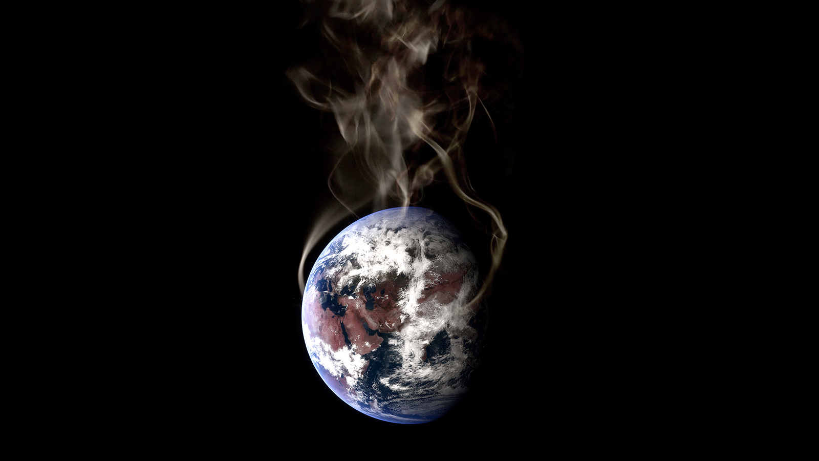 Burning earth