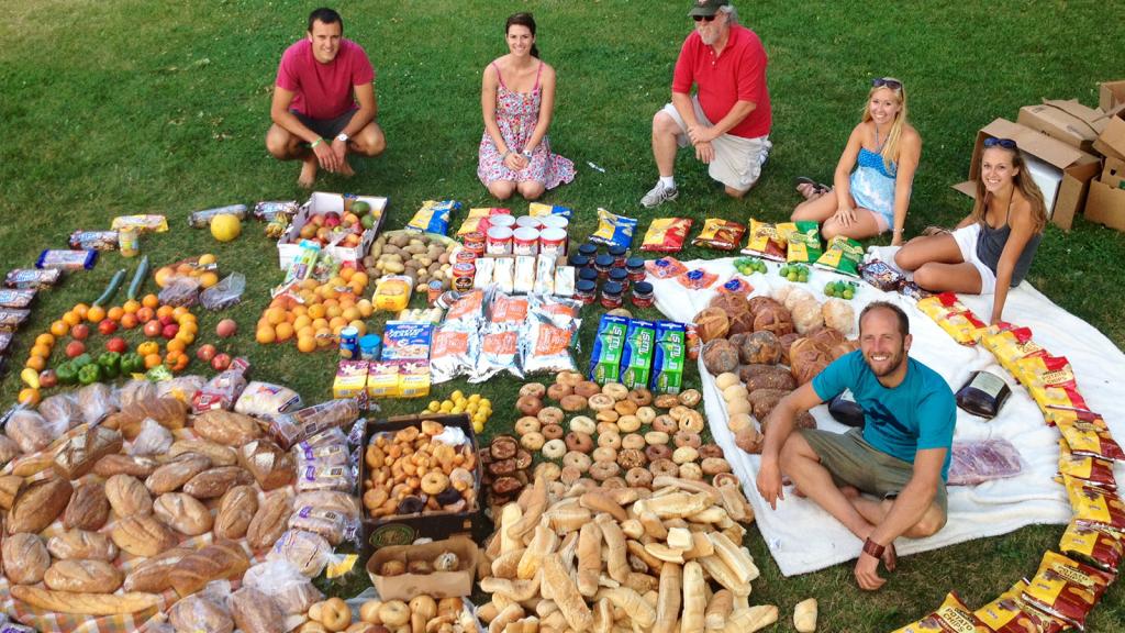 Food found in Madison, Wisconsin dumpsters