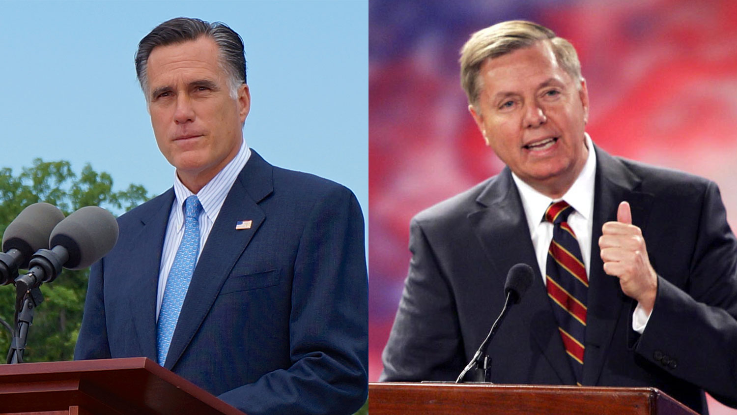 Mitt Romney & Lindsey Graham