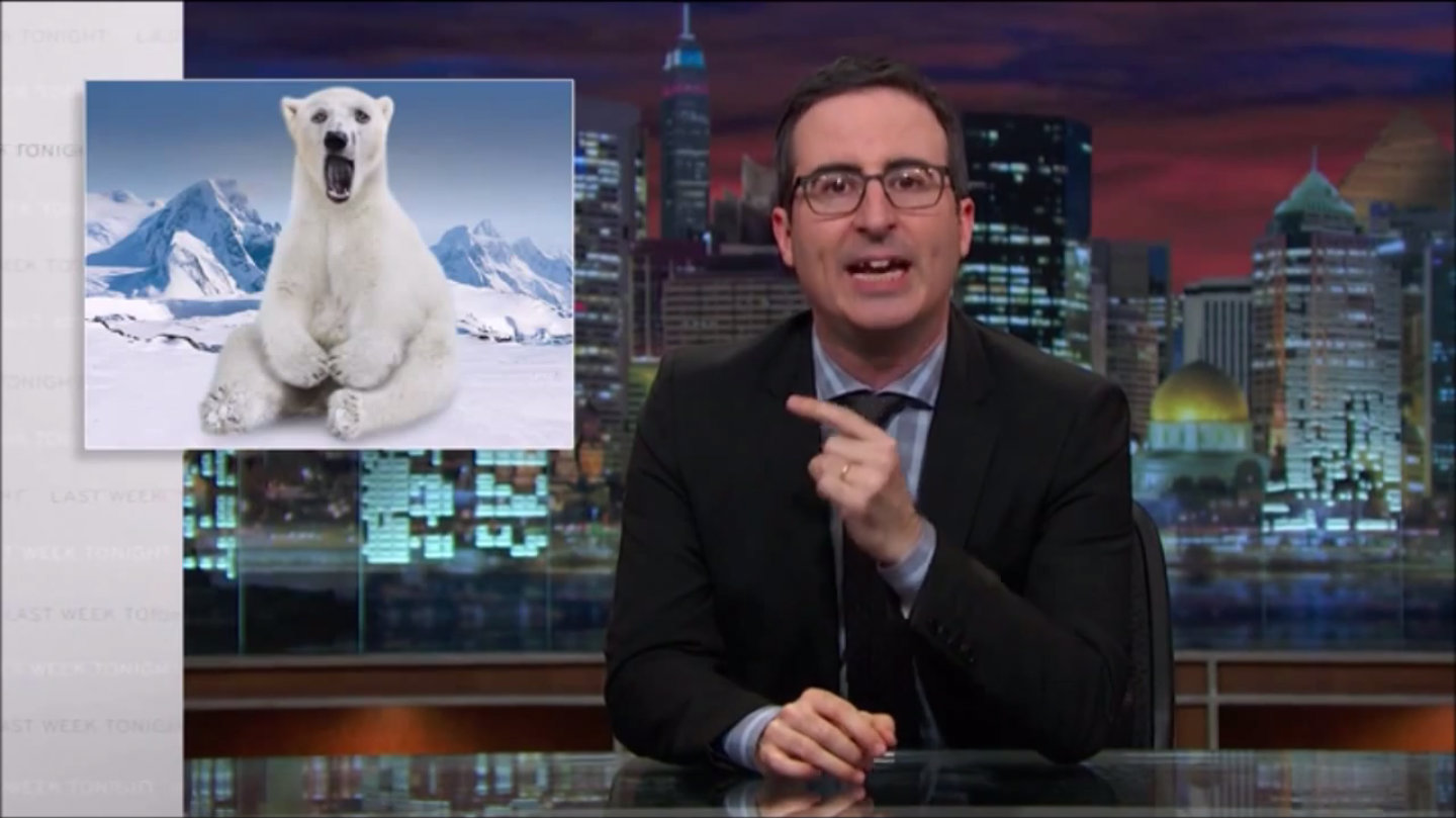 Watch John Oliver introduce our obscene new Earth Day mascot | Grist