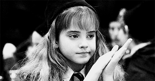 Hermione-sarcastic-clap-emma-watson-young