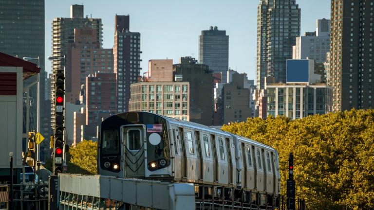 subway and buildings
