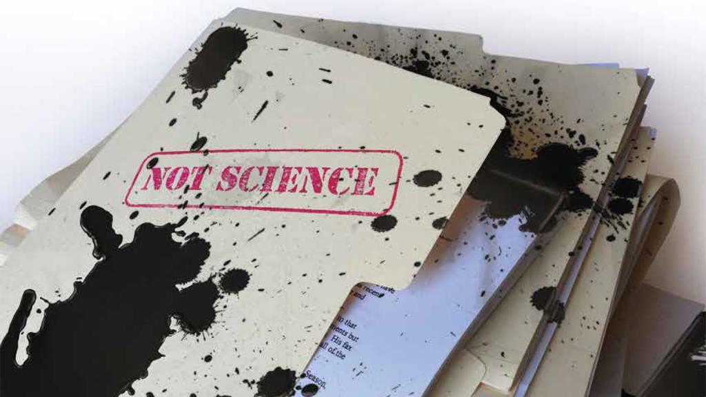 oil-splattered file folders