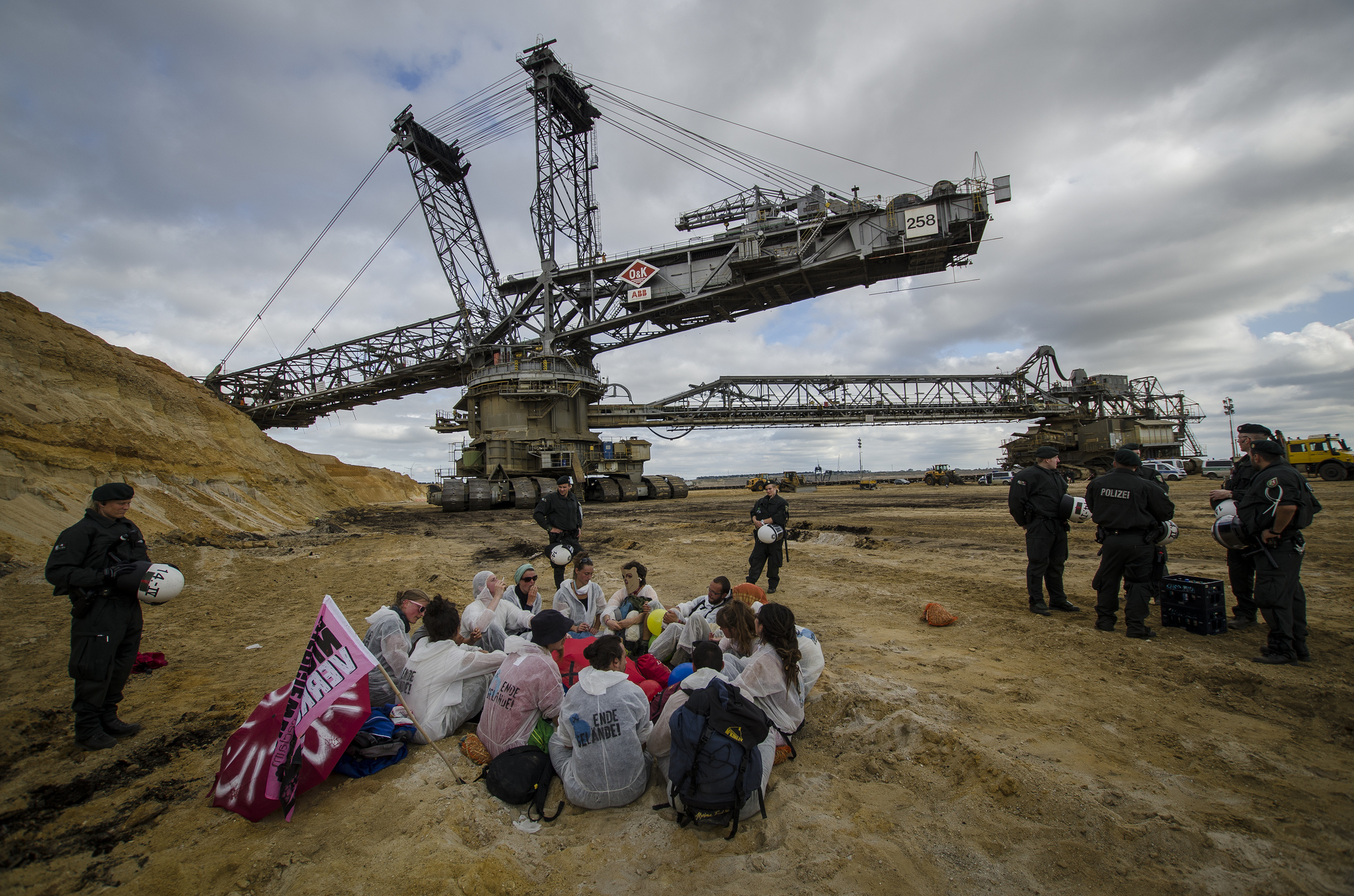 Check out these amazing photos of activists shutting down a coal mine