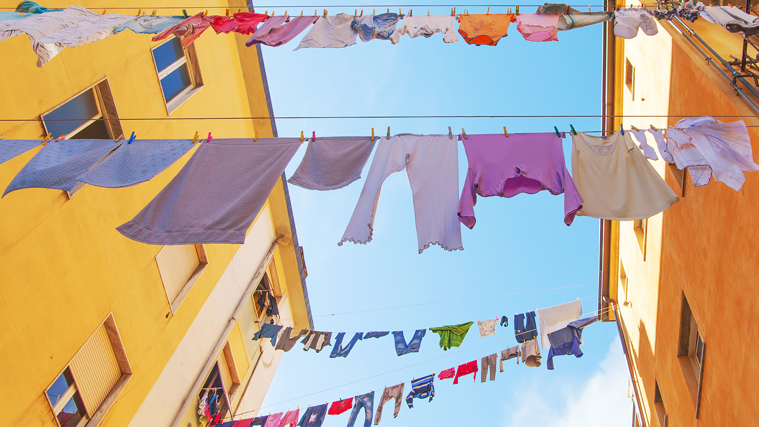 Laundry on lines
