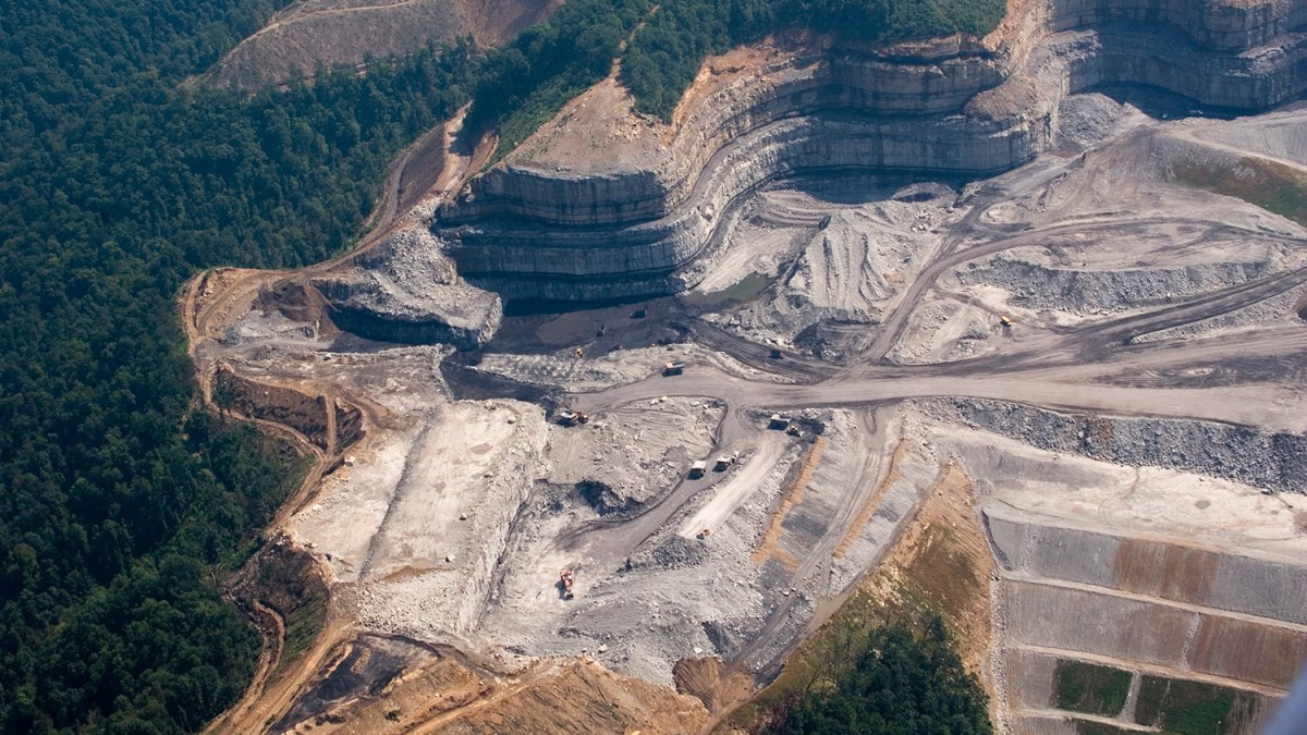 Mountaintop Removal Site in Pickering Knob, West Virginia