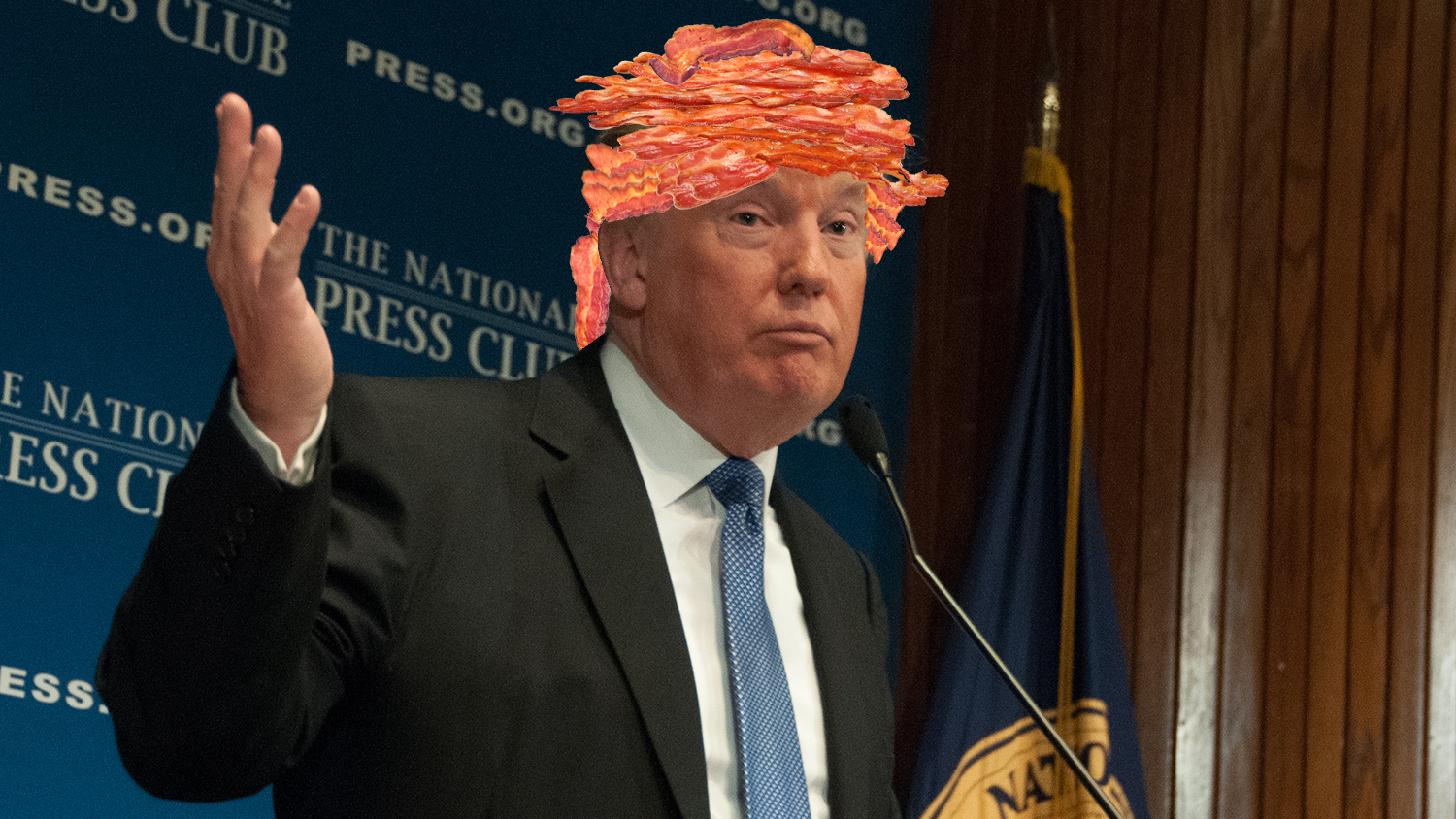 Bacon Hair Trump