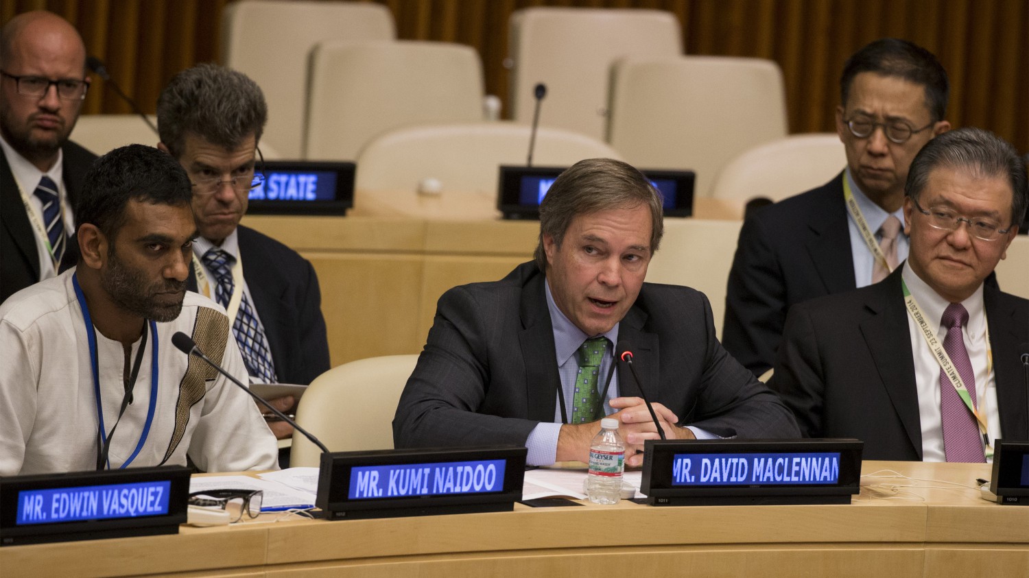 Cargill Chief Executive David MacLennan addressed the Climate Summit at the U.N. in 2014, after making a major commitment to end deforestation.