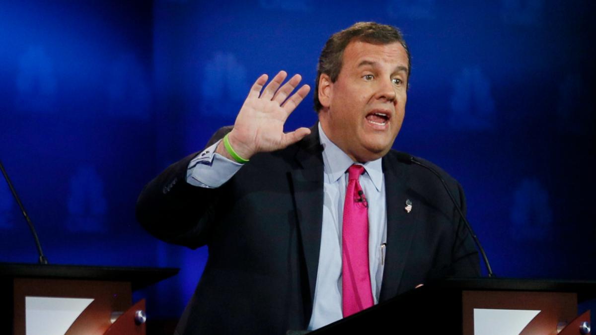 Chris Christie at debate