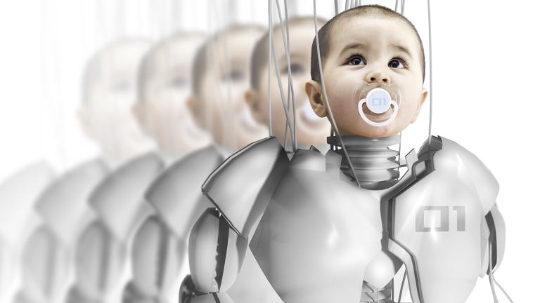 Child robot, creating clones, genetic engineering