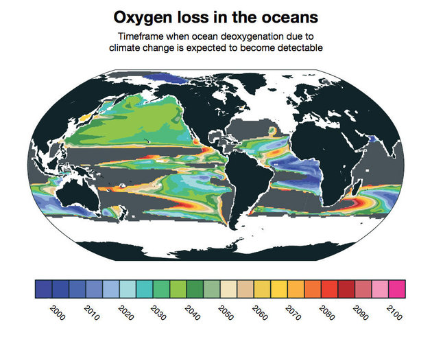 oxygen loss oceans