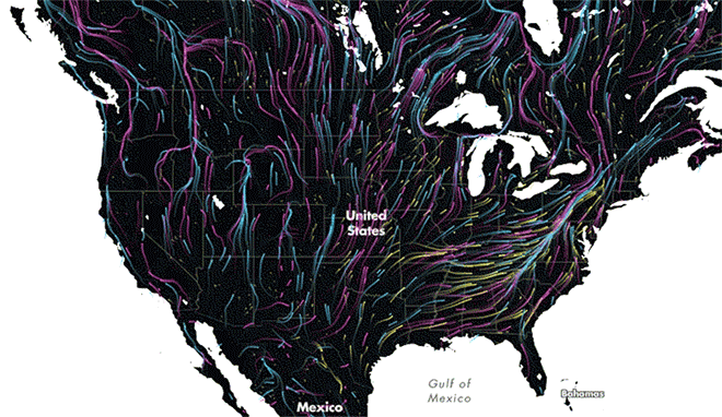 US Migration map