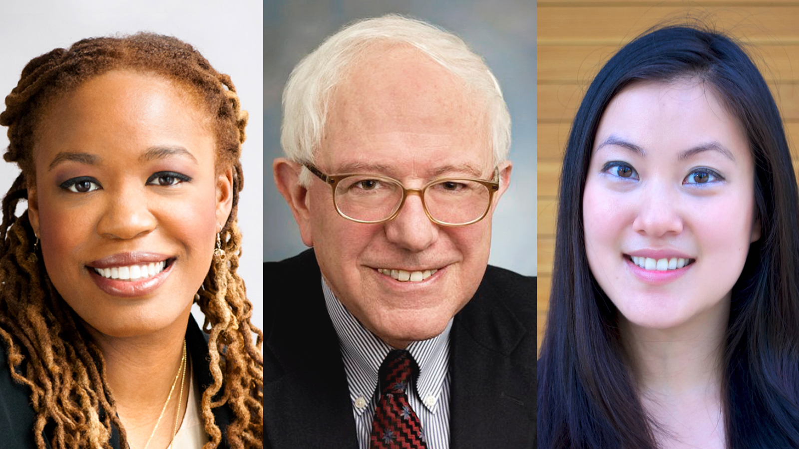 Heather McGhee, Bernie Sanders, and Angel Hsu