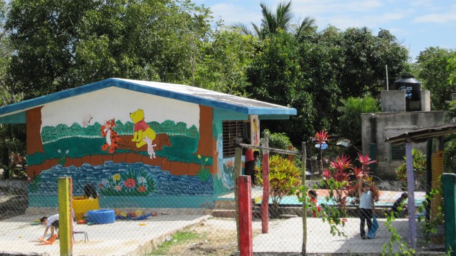 A school in Tres Reyes. 