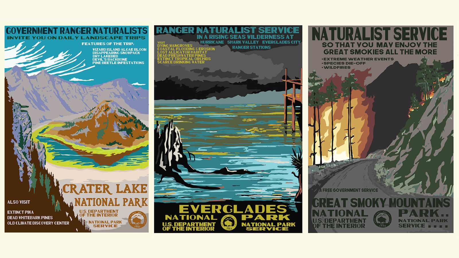Artist Shows What Climate Change Will Do To Our National Parks Grist