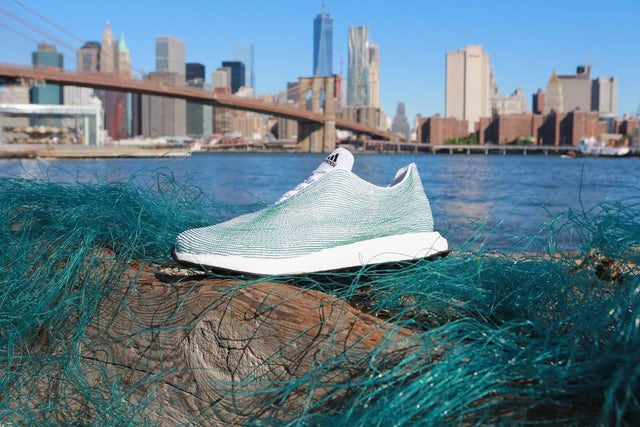 turning ocean trash into running shoes 