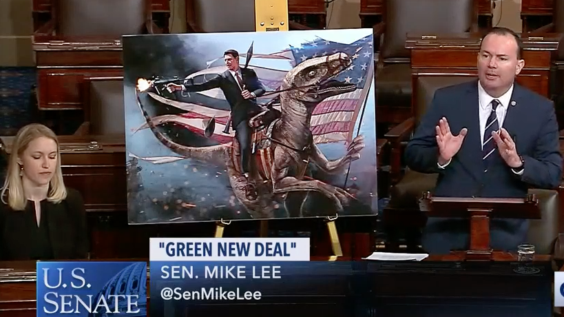 Tauntauns, seahorses, and lotsa babies: Mike Lee trolls the Green New Deal  | Grist
