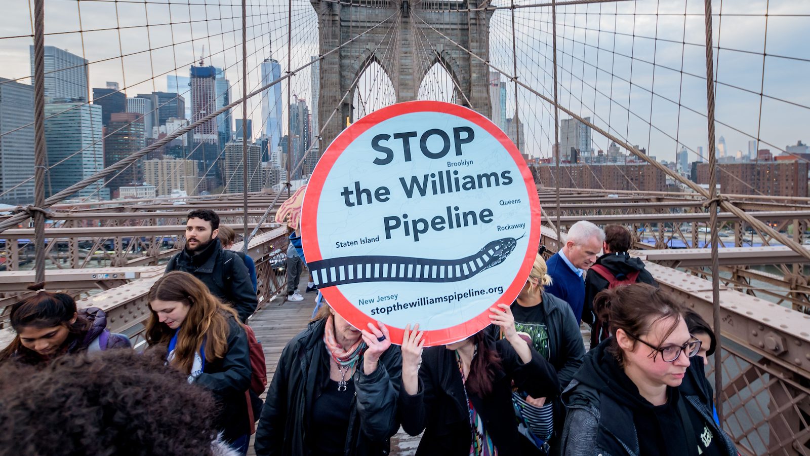 Williams Pipeline Protest New York