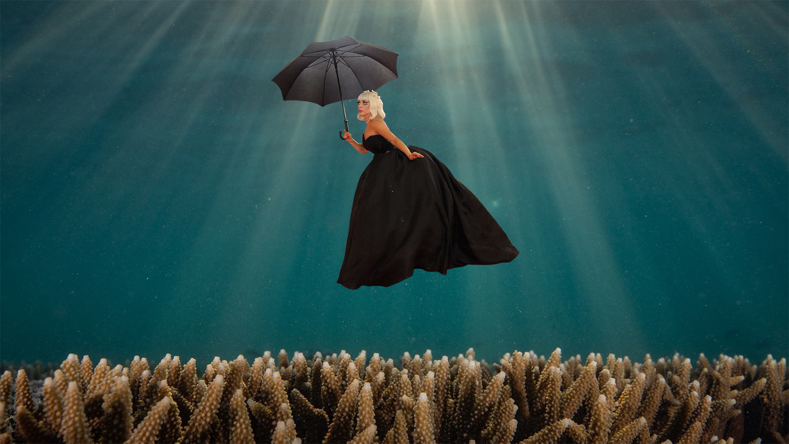 Featured image of Lady Gaga Underwater