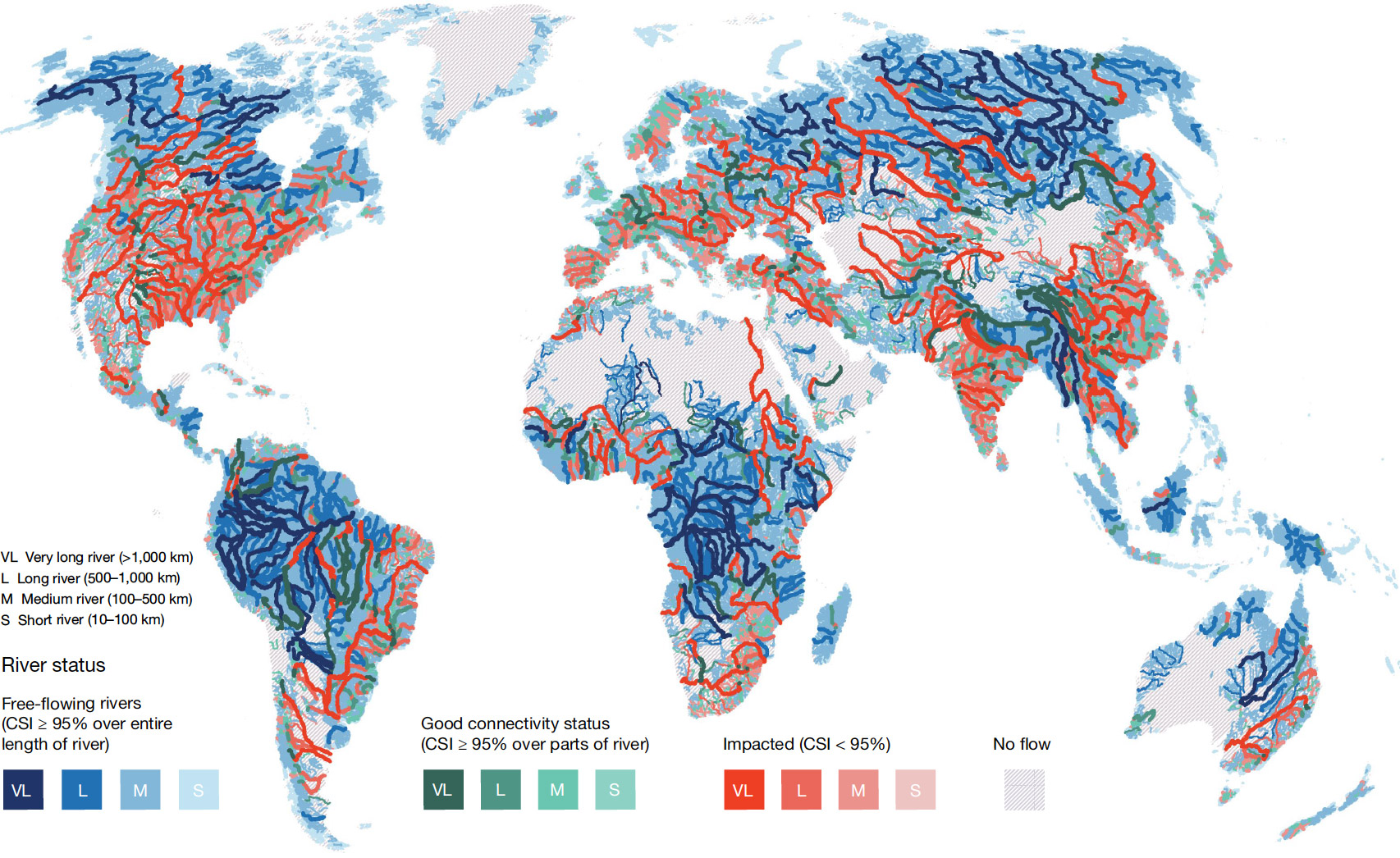 Dam It All More Than Half Of The World S Long Rivers Are Blocked By   Map 