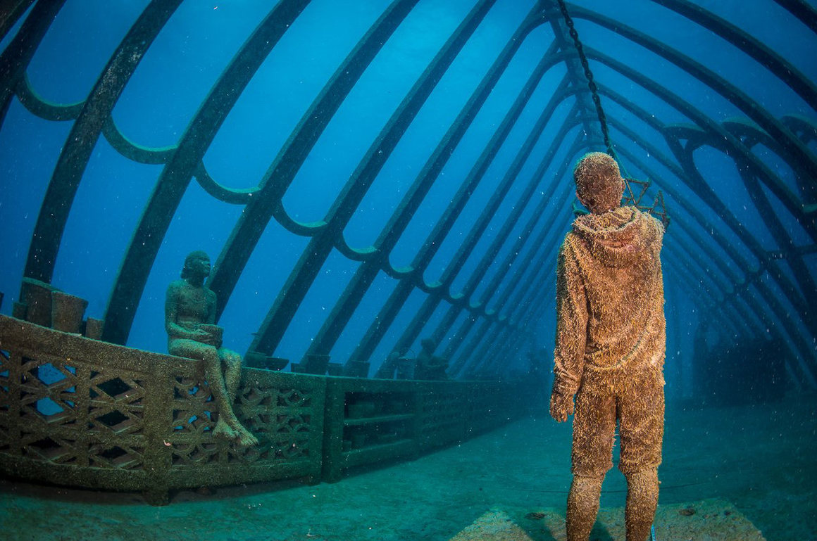 Australia’s Museum of Underwater Art (MOUA), in Townsville, Queensland, is the first—and only—subaquatic art museum in the Southern Hemisphere.