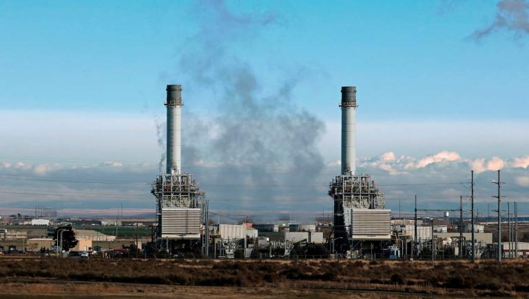 Natural gas fueled electricity generating power plant near Hermiston Oregon. (Photo by: Education Images/Universal Images Group via Getty Images)