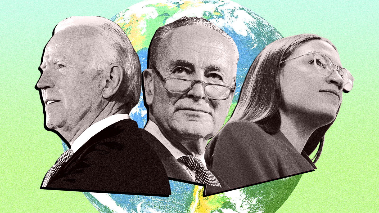 Joe Biden, Chuck Schumer, and Alexandria Ocasio-Cortez are among those pushing for climate plans that may require getting rid of the filibuster.