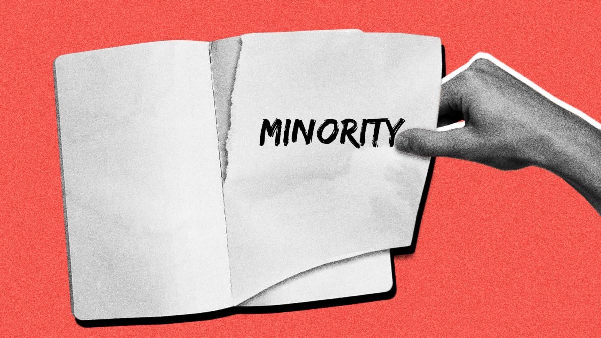 ripping 'minority' out of the dictionary