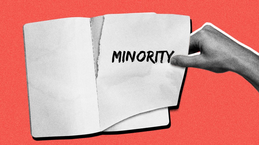 ripping 'minority' out of the dictionary