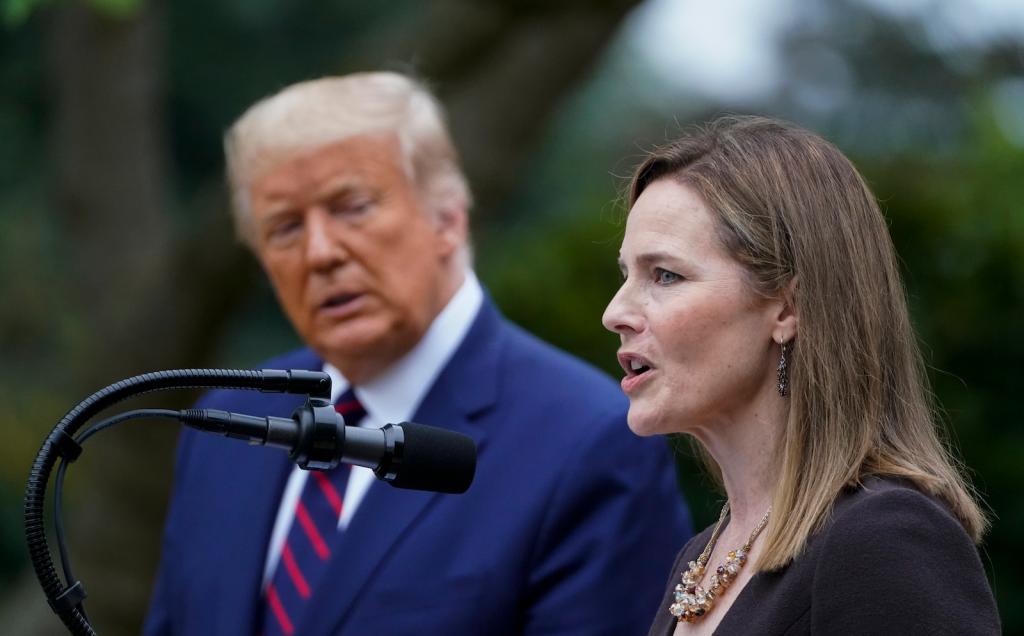 Trump nominates Judge Amy Coney Barrett for Supreme Court vacancy