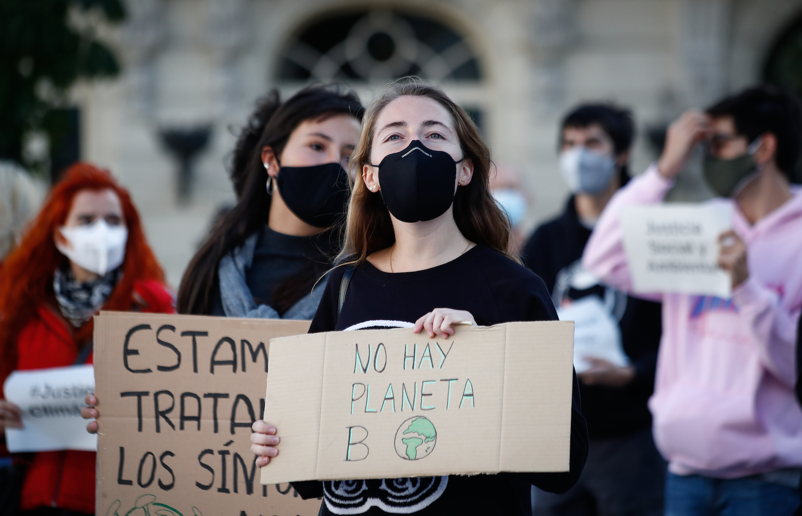 Demonstrations For Climatic Change In Madrid