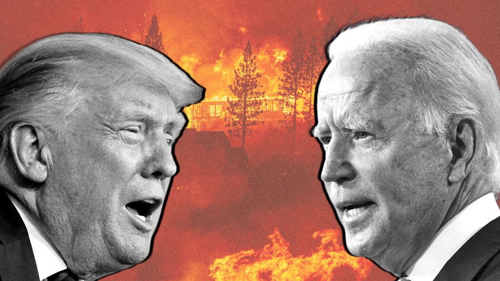 ‘climate Arsonist Biden Slams Trumps Wildfire Response With A New Insult 8516