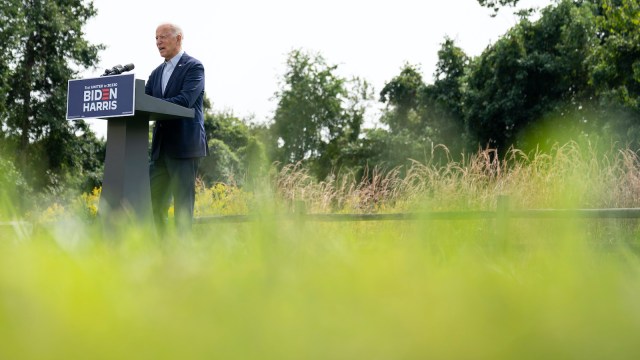 Presidential Candidate Joe Biden Campaigns In Wilmington, Delaware