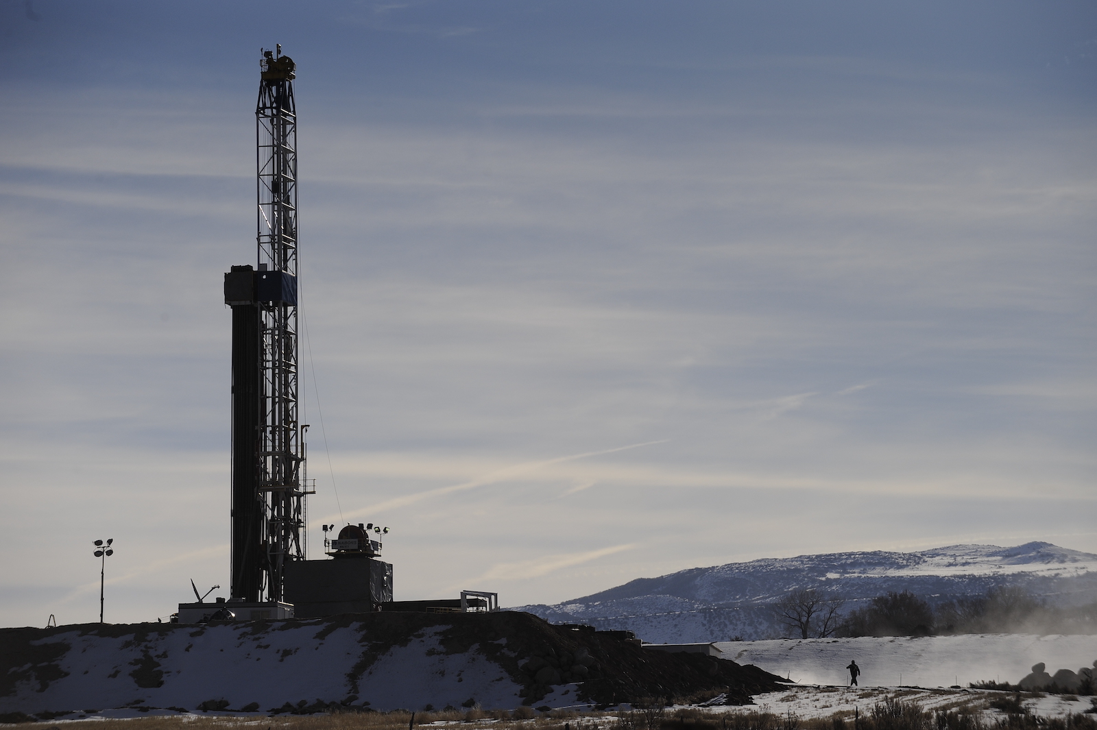 Drilling rig in Colorado